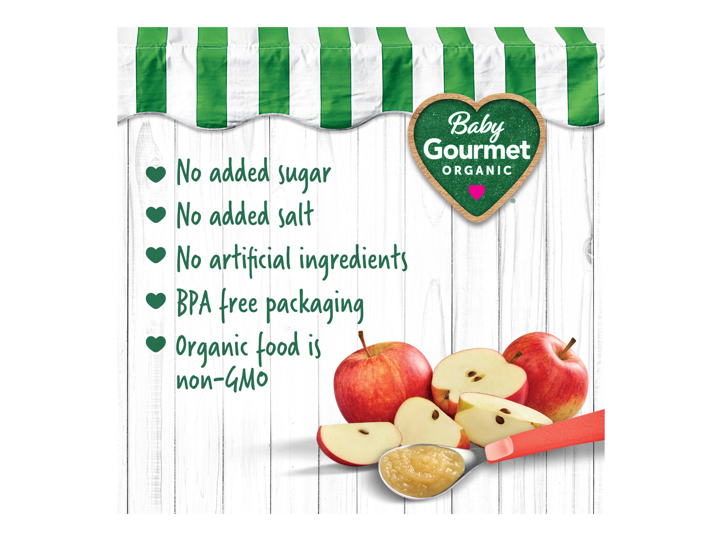 Baby Gourmet Baby Food - Simply Apple - 128ml