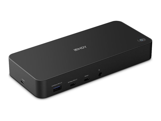 Lindy Dst Pro Universal Docking Station Usb C Thunderbolt 3 Thunderbolt 4 3 X Hdmi 2 X Dp 1gbe
