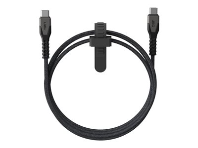 UAG Rugged Charging Cable USB-C to USB-C 5ft- Black/Gray