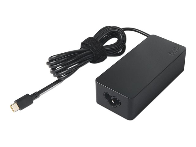 Image of Lenovo 65W Standard AC Adapter (USB Type-C) - power adapter - 65 Watt - Lenovo Campus - EU