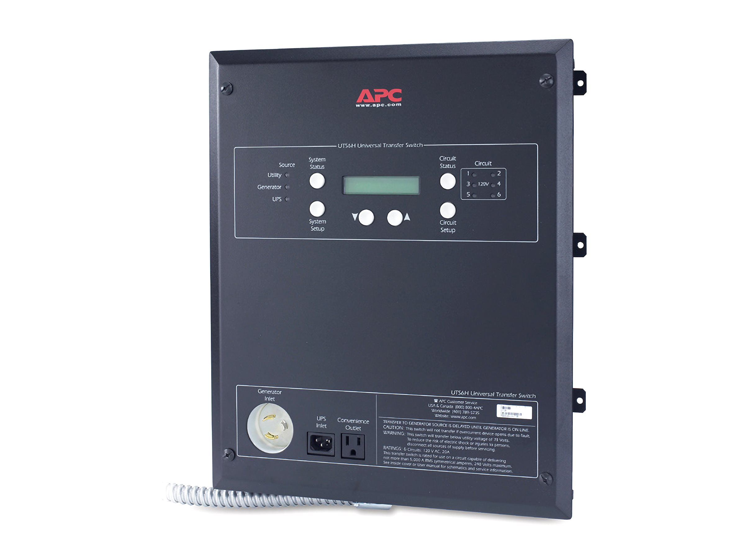 UNIVERSAL TRANSFER SWITCH6-CIRCUIT 120V L5-30