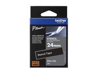 Ruban pochoir STE151 24mm Noir