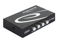DeLock  USB 2.0 4 port manual USB sharing switch til periferiudstyr 4 porte USB