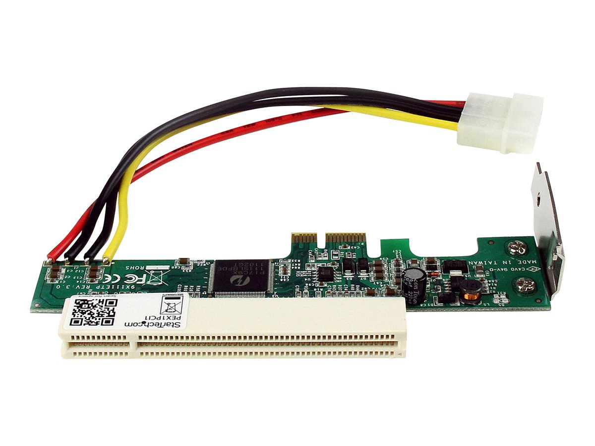 StarTech.com PCI Express to PCI Adapter Card - PCIe to PCI Converter Adapter with Low Profile / Half-Height Bracket (PEX1PCI1) - PCIe x1 to PCI slot adapter – foto 4
