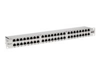 Eaton Tripp Lite Series Cat5e/Cat6 48-Port Patch Panel - Shielded, Krone IDC, 568A/B, RJ45 Ethernet, 1U Rack-Mount, TAA