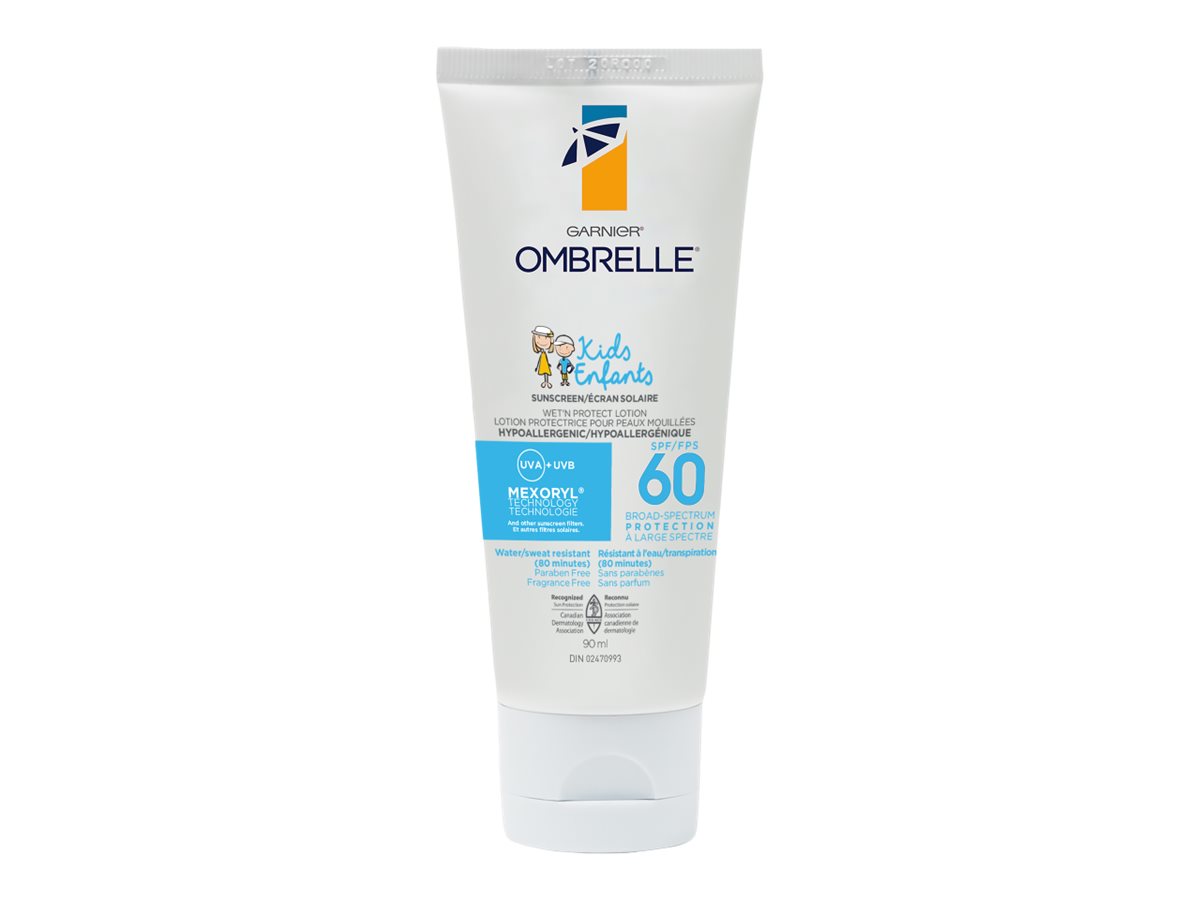 Garnier Ombrelle Kids Wet N Protect Sunscreen - SPF 60 90ml