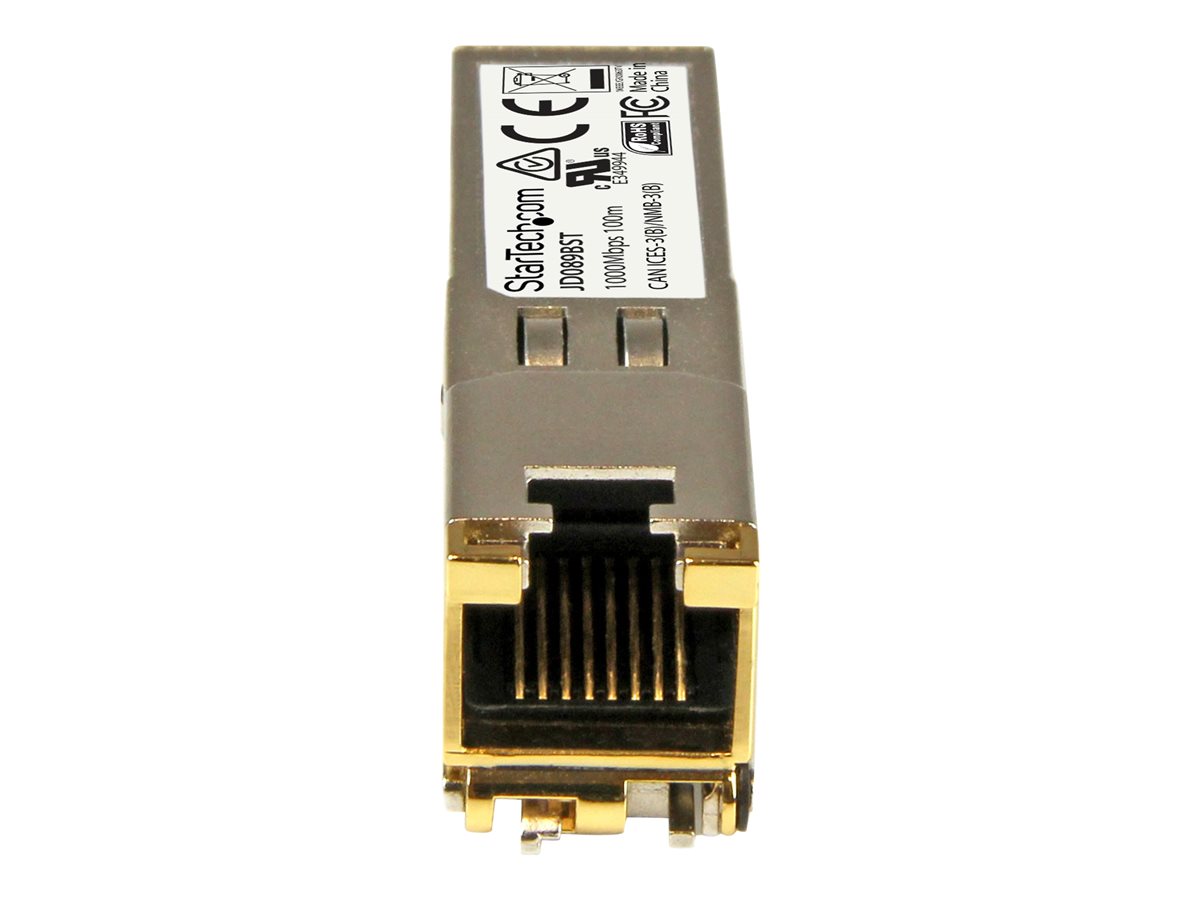 StarTech.com HPE JD089B Compatible SFP Module, 1000BASE-T, SFP to RJ45 Cat6/Cat5e, 1GE Gigabit Ethernet SFP, RJ-45 (Copper) 100m, HPE 5820AF, 12500, 5500, 1Gbps Mini GBIC Transceiver SFP - Lifetime Warranty (JD089BST) - Transceiver modul SFP (mini-GBIC) - 1GbE – foto 3