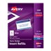 Avery Name Badge Insert Refills 5390