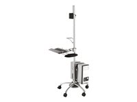 NEOMOUNTS MOBILE WORKPLACE FLOOR STAND