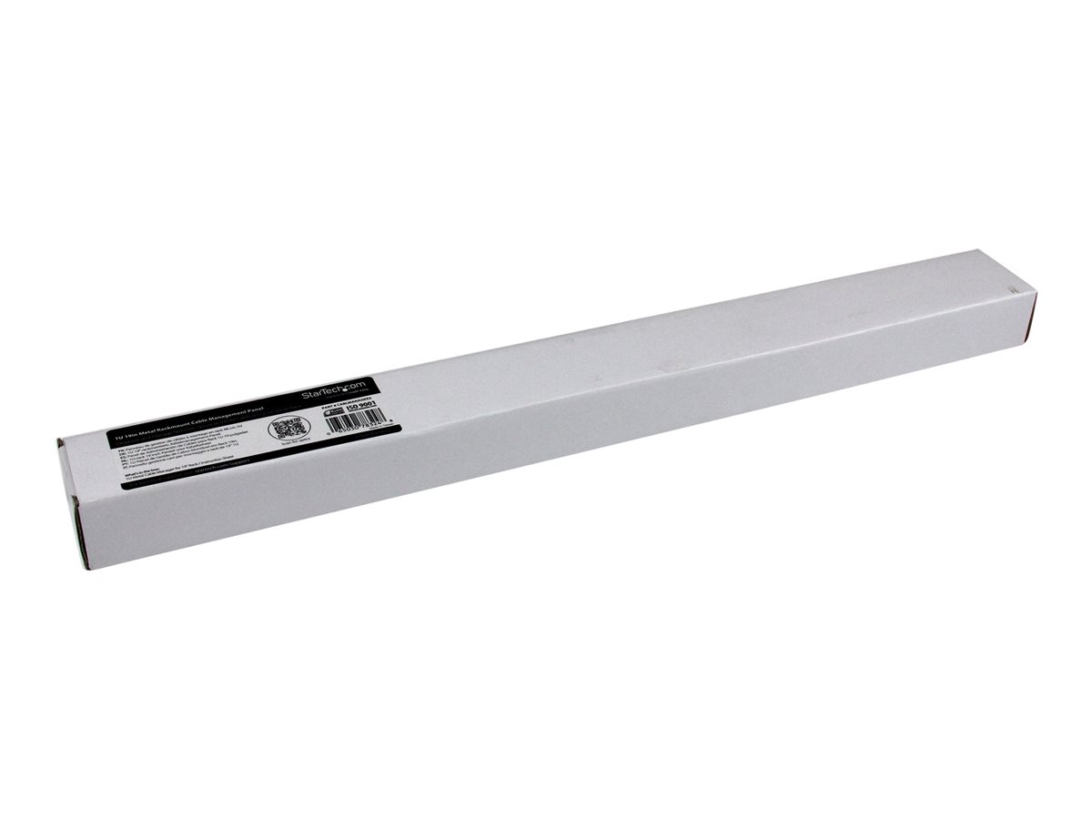 STARTECH 1U 19  Rackmount Cable Management Panel – foto 2