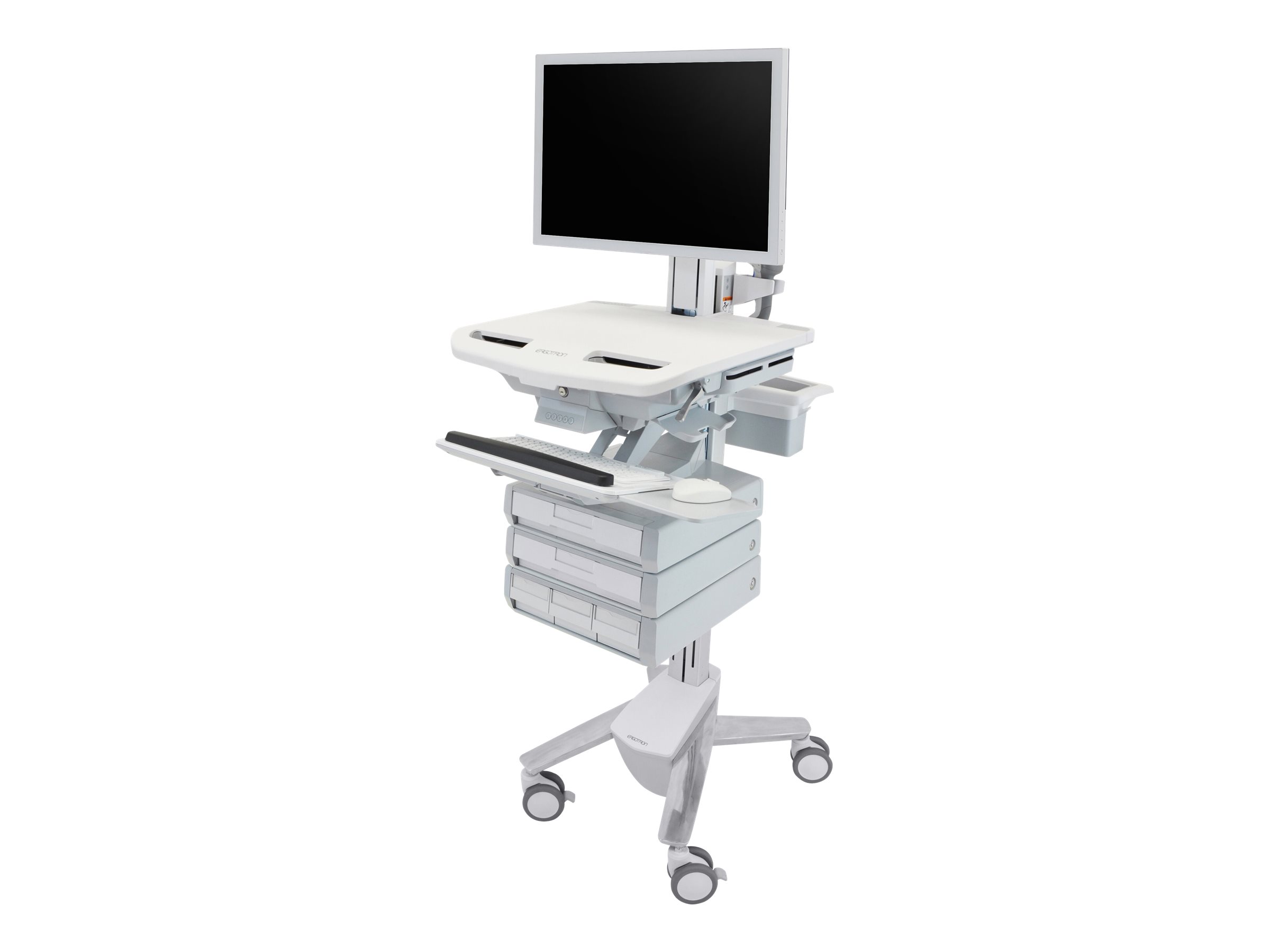 Ergotron StyleView Cart with HD Pivot, 5 Drawers (1x2+3)