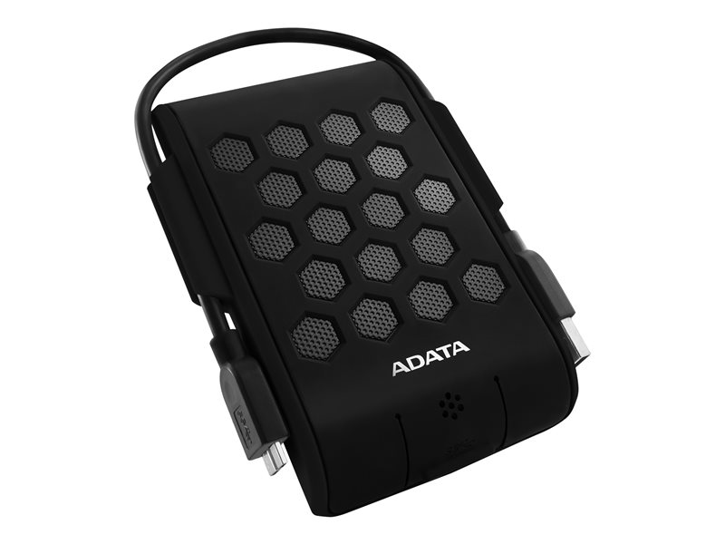 ADATA external HDD 1TB 2,5'' USB 3.1, DashDrive Durable HD720, G-sensor, czarny, (gumový, vodě/nára