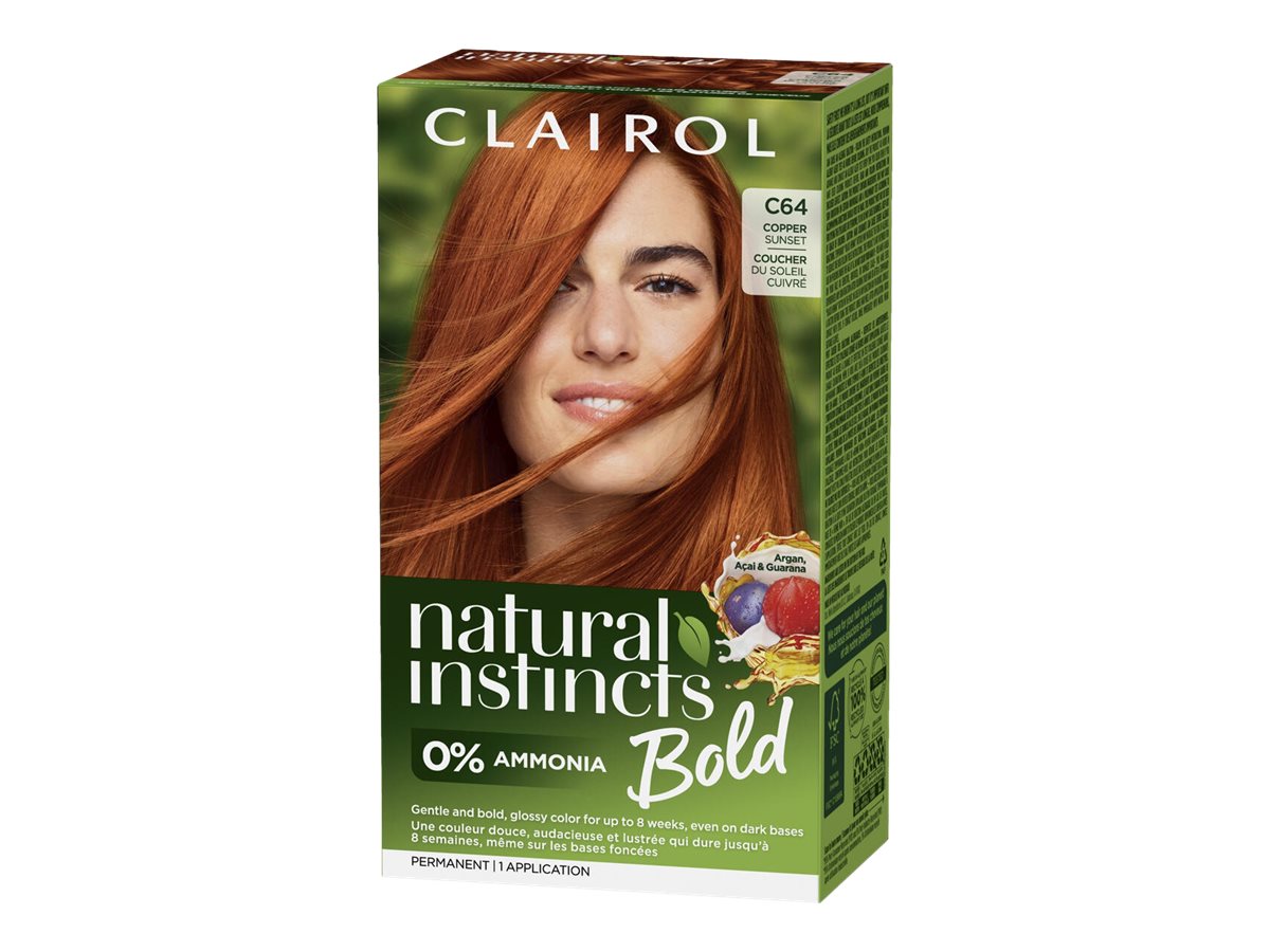Clairol Natural Instincts Bold Permanent Hair Color Copper Sunset (C64)