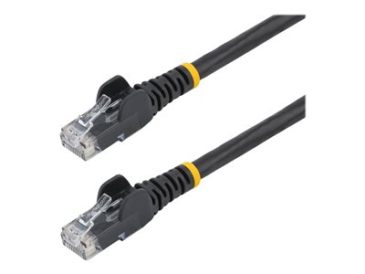 StarTech.com 2m LSZH CAT6 Ethernet Cable, 10 Gigabit Snagless RJ45 100W PoE Network Patch Cord with Strain Relief, CAT 6 10GbE UTP, Black, Individually Tested/ETL, Low Smoke Zero Halogen