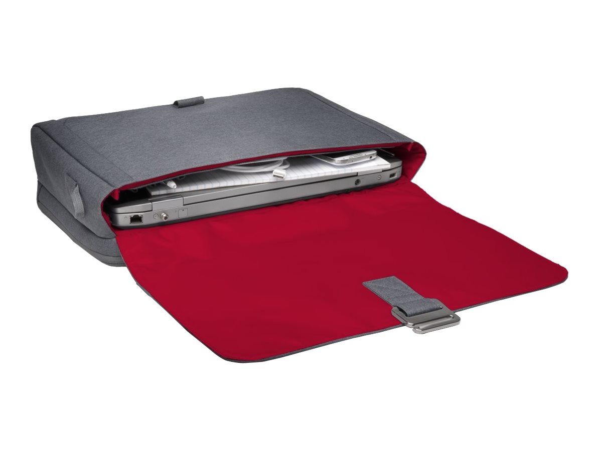Kensington LM340 Messenger Bag notebook carrying Open view Top 78890
