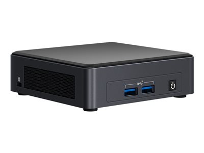 NUC11TNKi7 - Mini PC - Core i7 1165G7 / 2.8 GHz - RAM 0 GB - no HDD - Iris Xe Graphics - GigE, 2.5 GigE - WLAN: 802.11a/b/g/n/ac/ax, Bluetooth 5.1 - monitor: none