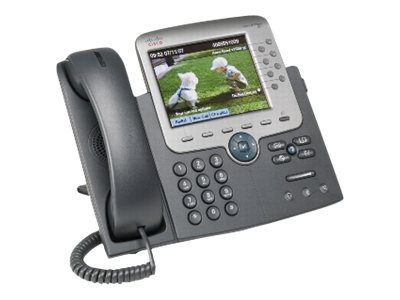Cisco Unified IP Phone 7975G VoIP phone SCCP, SIP 8-line operation silver