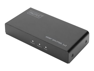 DIGITUS HDMI Splitter 1x2 4K/60Hz Downscaler schwarz