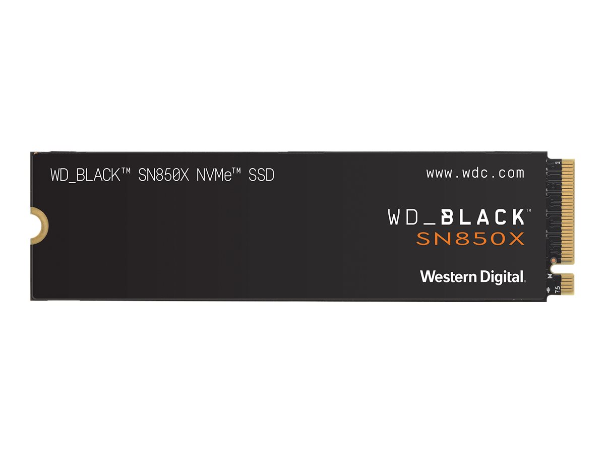 WD_BLACK SN850X NVMe SSD WDS200T2X0E - SSD - 2 TB - intern - M.2 2280 - PCIe 4.0 x4 (NVMe)