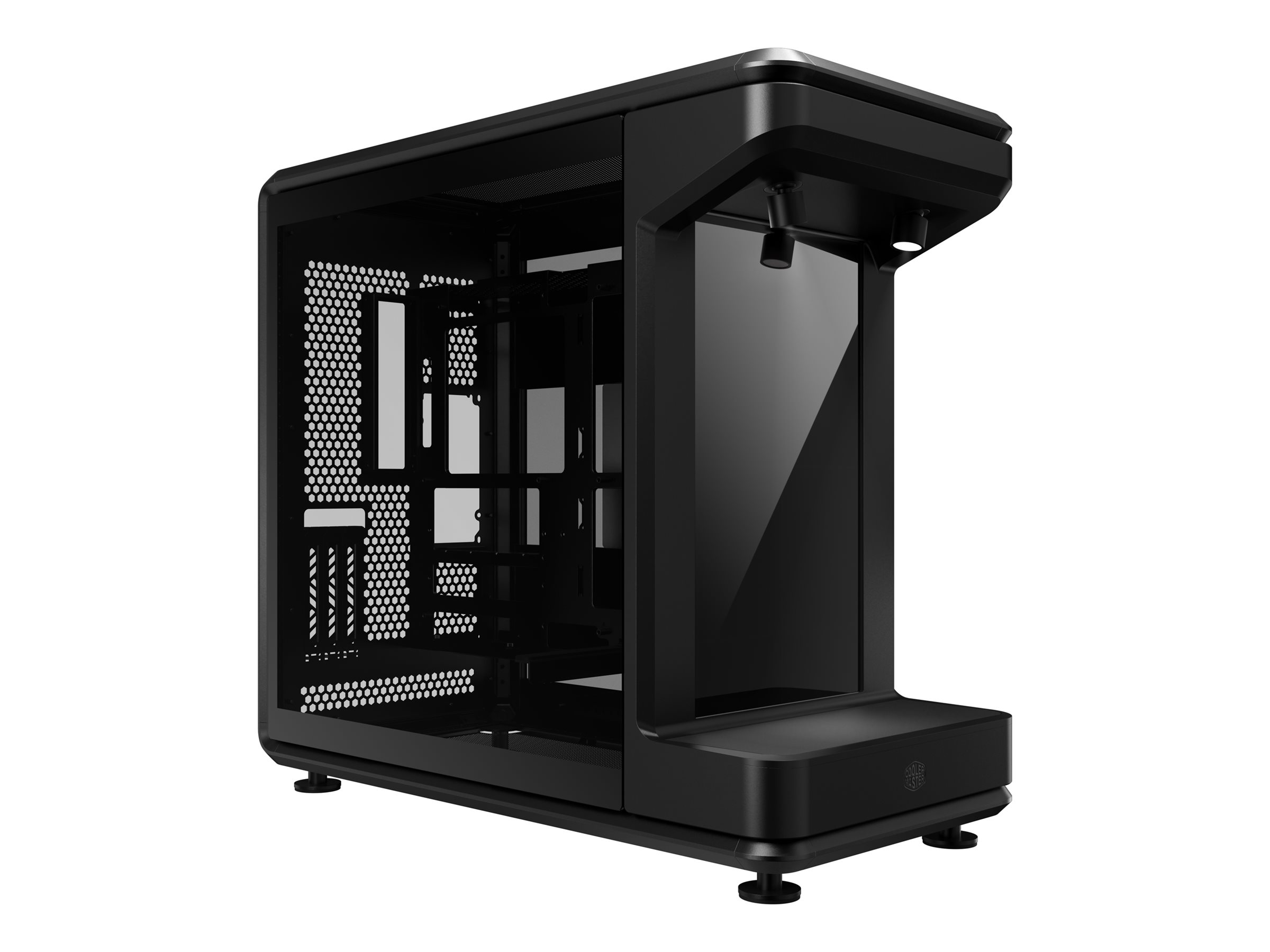 Cooler Master MasterFrame 360 STAGE LCD MT Product shot Back 79000