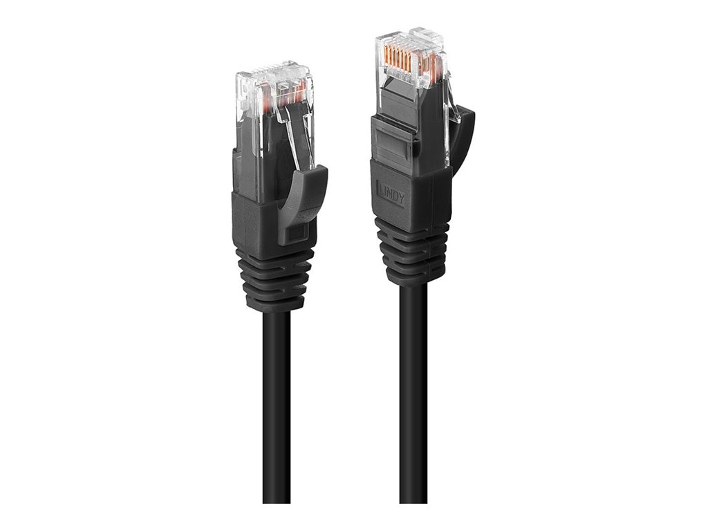 LINDY UTP Cat.6 Cable Black 2m