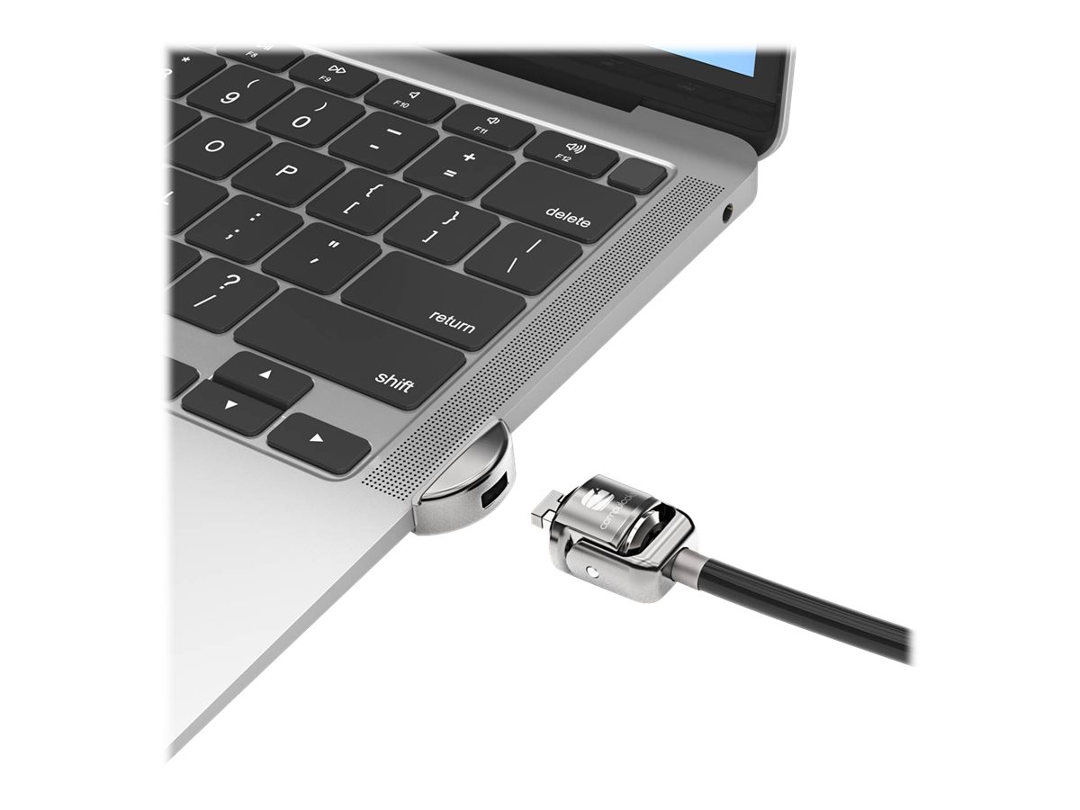 Compulocks MacBook Air 13-inch Cable Lock Adapter With Keyed Cable Lock 2017 to 2019 - nástavec zámku bezpečnostního slotu – foto 4