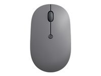 Lenovo Go - Mouse - ergonomic - right and left-handed - blue optical - 5 buttons - wireless - 2.4 GHz - USB-C wireless receiver - storm gray