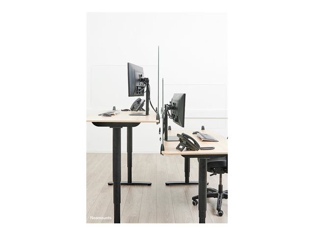 Neomounts NS-GLSPROTECT120 - rozdělená obrazovka - montáž na pracovní stůl - 120 x 65 cm - průhledná – foto 10