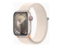 Apple Watch Series 9 (GPS + Cellular) 41 mm Sølv Fløde Smart ur