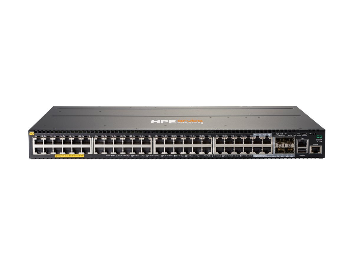 HPE Aruba 2930M 48G PoE+ 1-slot Switch