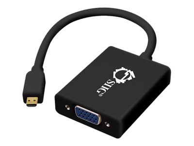SIIG Micro HDMI to VGA Adapter Converter with Audio