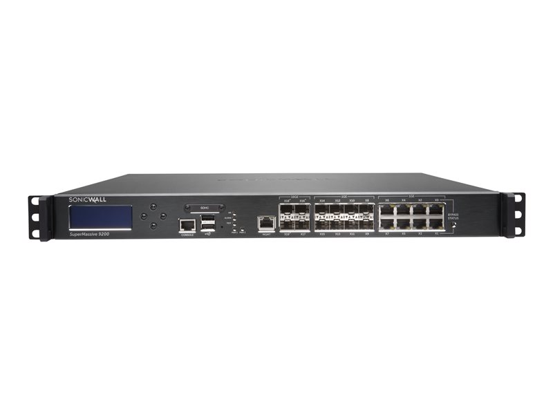 Dell SonicWALL SuperMassive 9200 High Availability - Sicherheitsanwendung - Gigabit LAN, 10 Gigabit LAN - 1U - Rack-montierbar