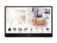 MSI PRO MP161 E2U 16' IPS 1920 x 1080 (Full HD) Mini HDMI USB-C 60Hz