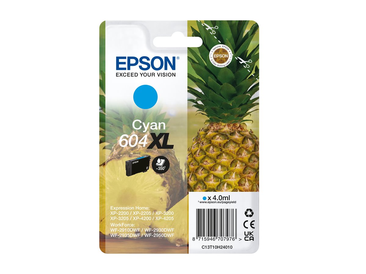 Epson 604XL - azurová - originální - inkoustová cartridge – foto 2