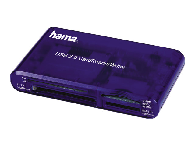Hama USB 2.0 30 in 1 CardReaderWriter - card reade
