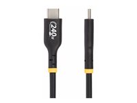 StarTech 1m USB C Charging Cable, USB-IF Certified USB-C Cable, 240W - USB-C cable - USB-C to USB-C - 1 m