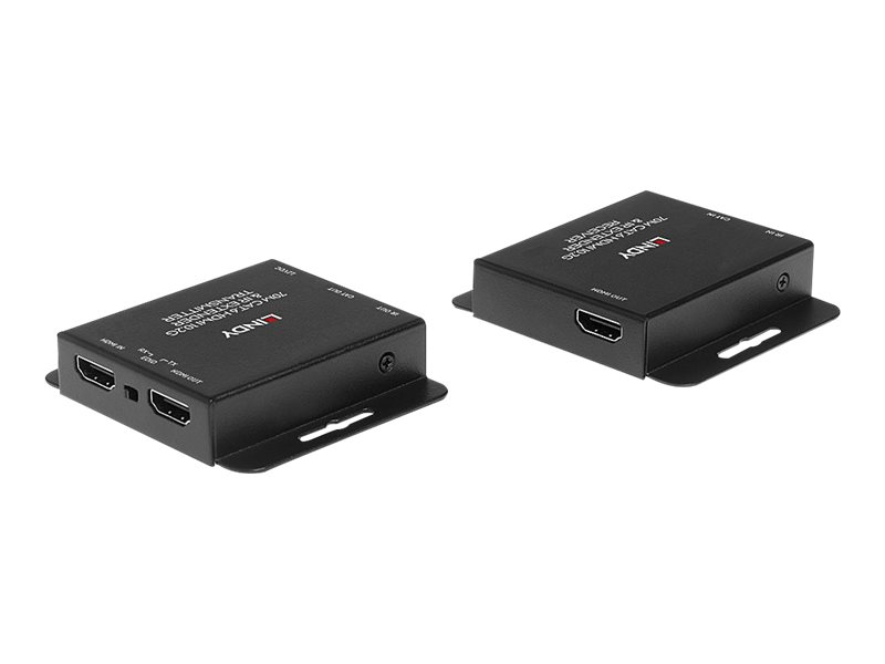 LINDY 70m Cat.6 HDMI 10.2G, IR Extender Amplify HDMI 10.2G, IR signals over 70m via Cat.6 cable