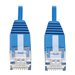 Eaton Tripp Lite Series Cat6 Gigabit Molded Ultra-Slim UTP Ethernet Cable (RJ45 M/M), Blue, 3 ft. (0.91 m)