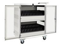 Eaton Tripp Lite Series 32-Port AC Charging Cart Storage Station Chromebook Laptop White