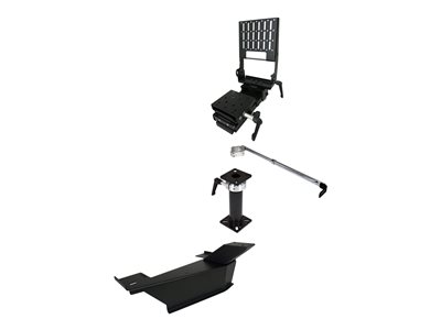 Havis Premium - Mounting kit (heavy duty vehicle specific base plate, heavy duty pole with height adjust handle, keyboard mount, motion device, stability support arm, monitor mount)