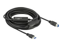 DeLOCK USB 3.2 Gen 1 USB-kabel 10m Sort