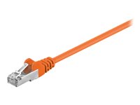 goobay CAT 5e SF/UTP 50cm Patchkabel Orange