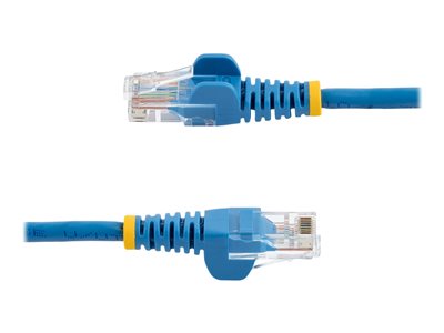 StarTech.com Cat5e Ethernet Cable100 ft - Blue - Patch Cable - Snagless Cat5e Cable - Long Network Cable - Ethernet Cord - Cat 5e Cable - 100ft