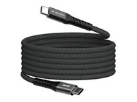 Verbatim Sync and Charge USB-C/strømkabel 1.2m Sort