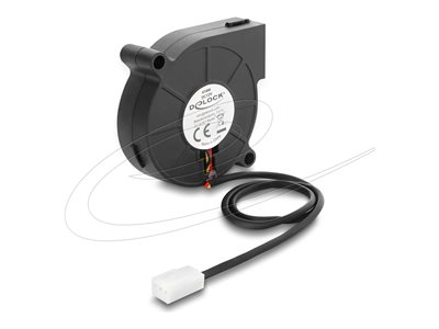 DELOCK Radiallüfter/Lüftergebläse 12V DC 50x50x15mm 3 Pin