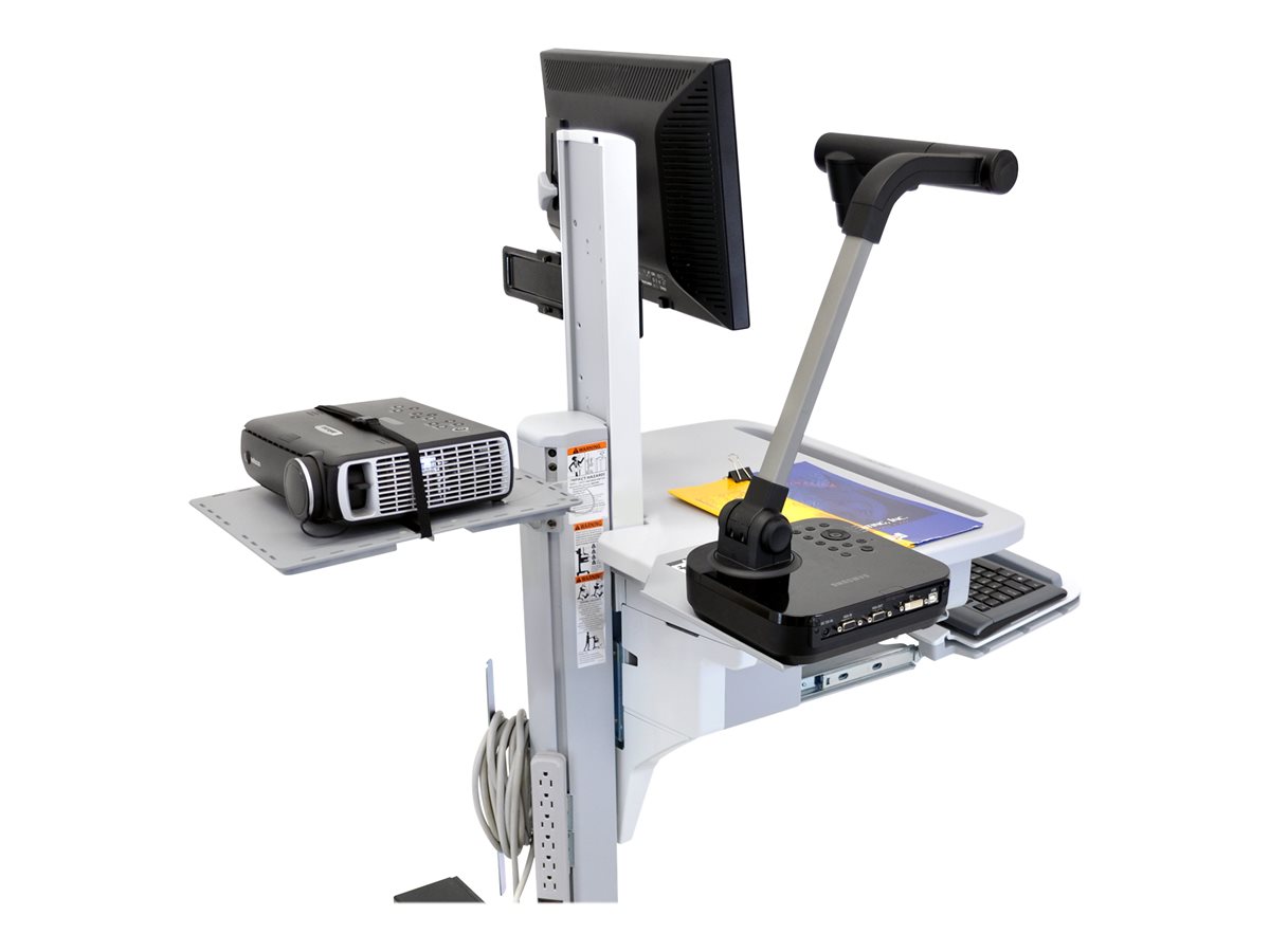 Ergotron Large Utility Shelf police - pro projektor / tiskárna - šedá – foto 2