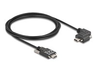 DeLOCK USB 2.0 USB Type-C kabel 2m Sort