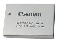 Canon NB-5L - Kamerabatterie - Li-Ion - 1120 mAh - für PowerShot S110, PowerShot ELPH SD790, SD850, SD870, SD880, SD890, SD950, SD970, SD990