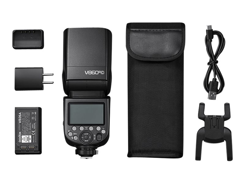 Godox VING TTL Flash Kit for Canon Cameras - Black - GO-V860III-C