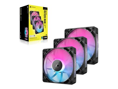 Corsair Fan CO-9051018-WW iCUE LINK RX120 RGB 120mm PWM Fan Triple Starter Kit